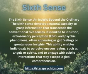 The Sixth Sense Knowing without Knowing