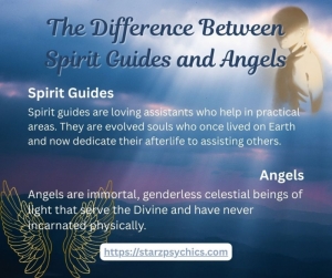 The Difference Between SpiritGuides and Angels 