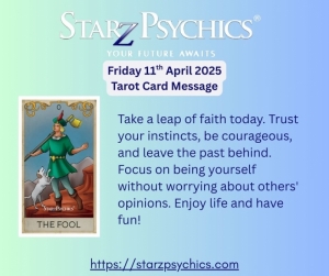 Tarot Card Message for Today — Starz Psychics spiritual blog, psychic insights