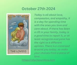 Tarot Card of the Day The Lovers 