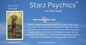Tarot Card of the Day -  Ten of Swords — Starz Psychics spiritual blog, psychic insights