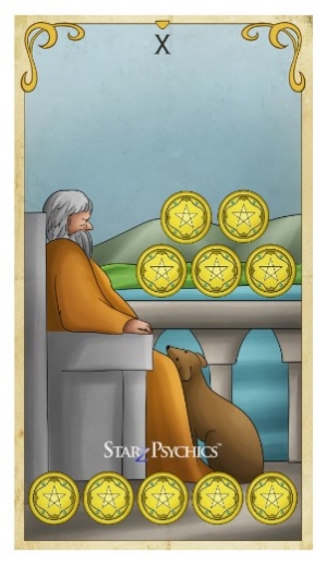 Tarot Card of the Day -  Ten of Pentacles — Starz Psychics spiritual blog, psychic insights