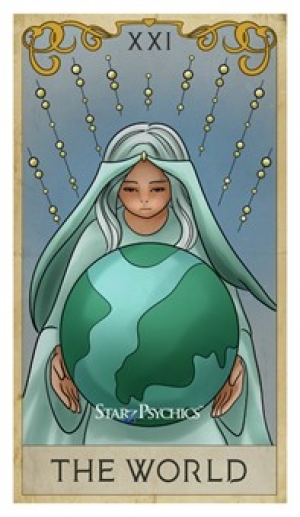 Starz Tarot Card for Today - The World — Starz Psychics spiritual blog, psychic insights