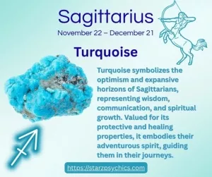 Sagittarius Birthstone Turquoise