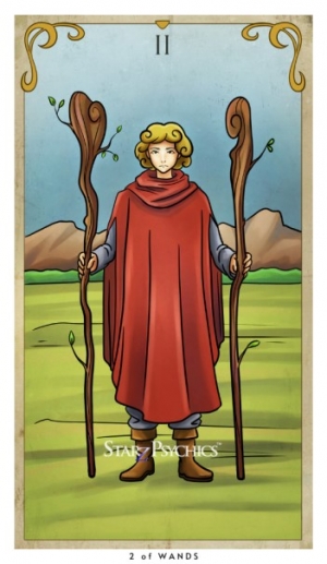 Tarot Card of the Day - Two of Wands — Starz Psychics spiritual blog, psychic insights