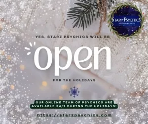 Starz Psychics Open for the Holidays